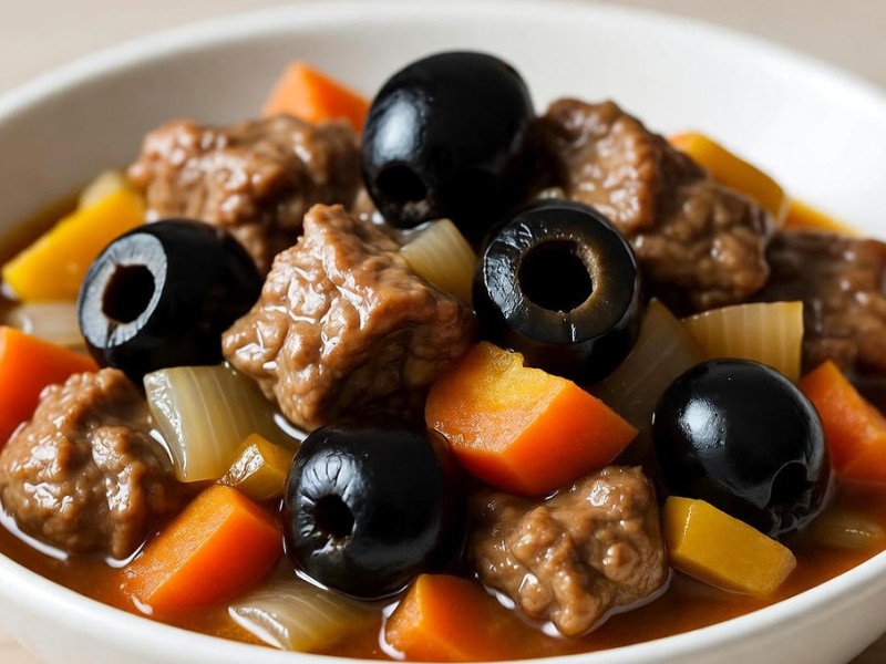Carne con aceitunas, una pareja ganadora