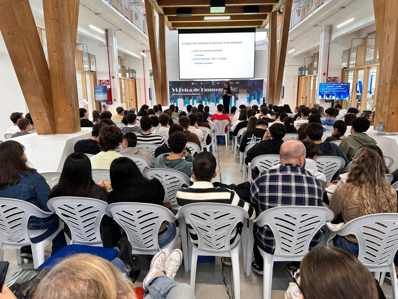 Imagen de la VI Feria de Empleo de ERLAC, celebrada en la Cidade das TIC, en A Coruña