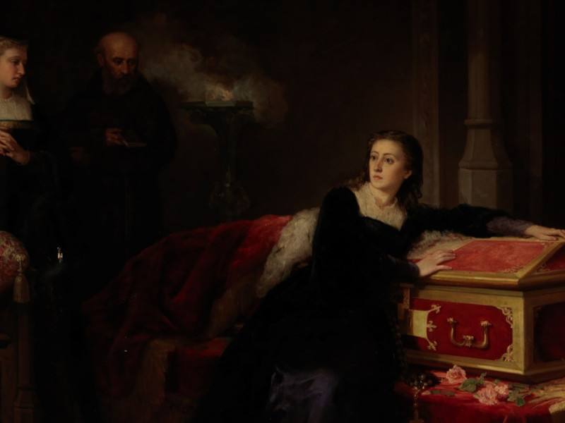'La reina Juana la Loca', Gabriel Maureta y Aracil (1858)
