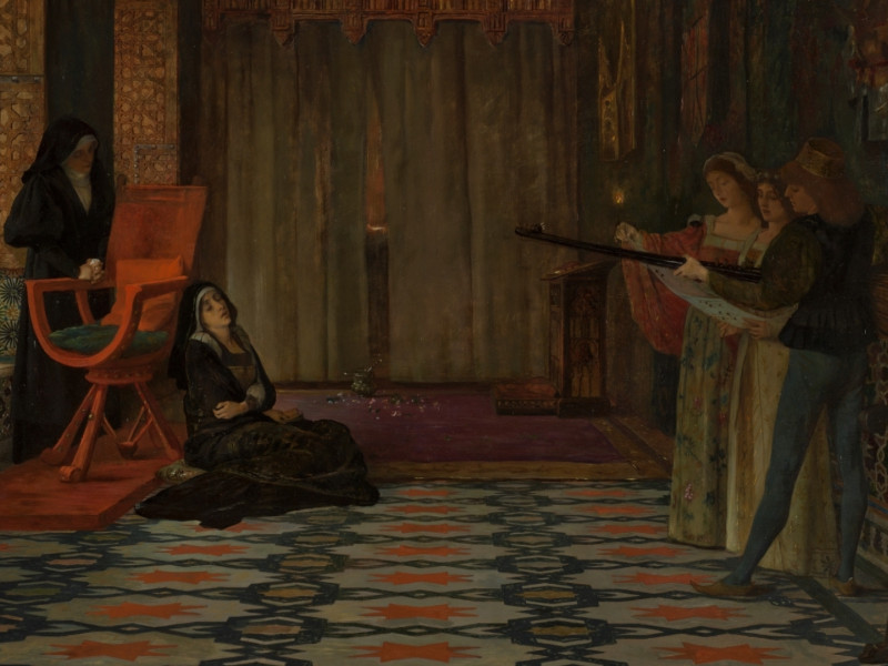 'Juana la Loca', Vicente Palmaroli y González (1884-1885)