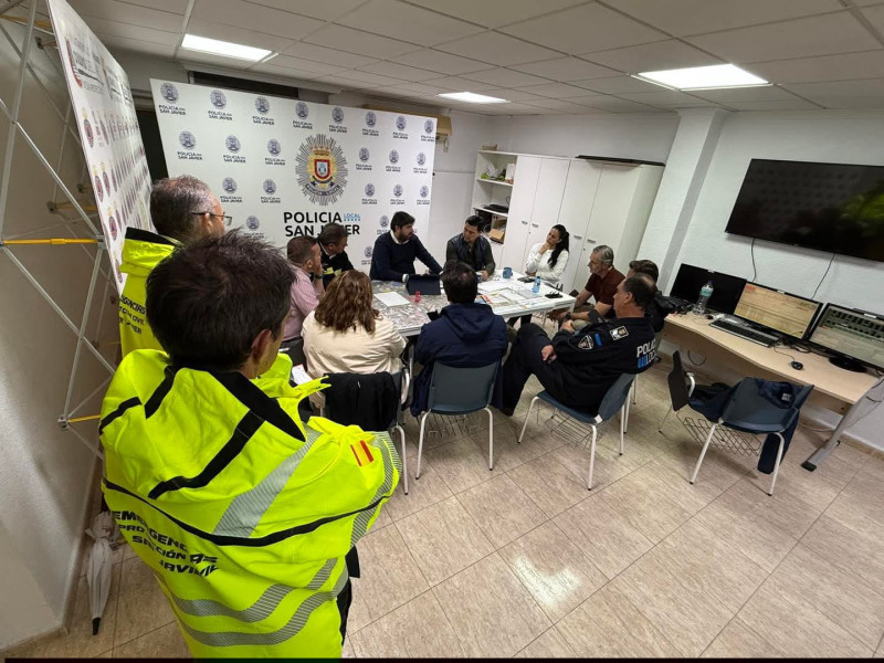 Reunión de emergencias en San Javier