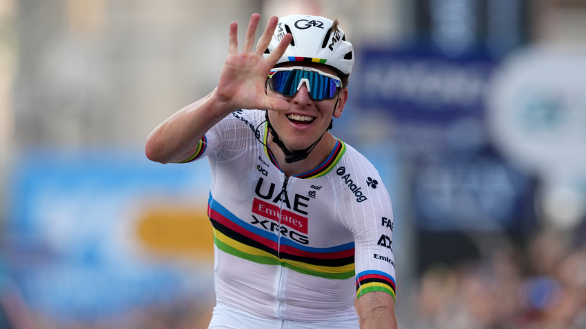 Quinta victoria seguida para Tadej Pogacar en el Giro de Lombardía