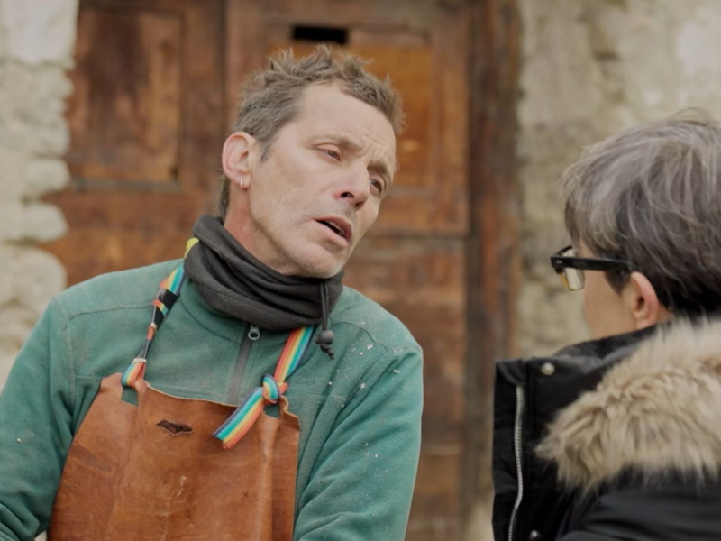 Eloi, el único habitante del pueblo, en una entrevista con RTVE
