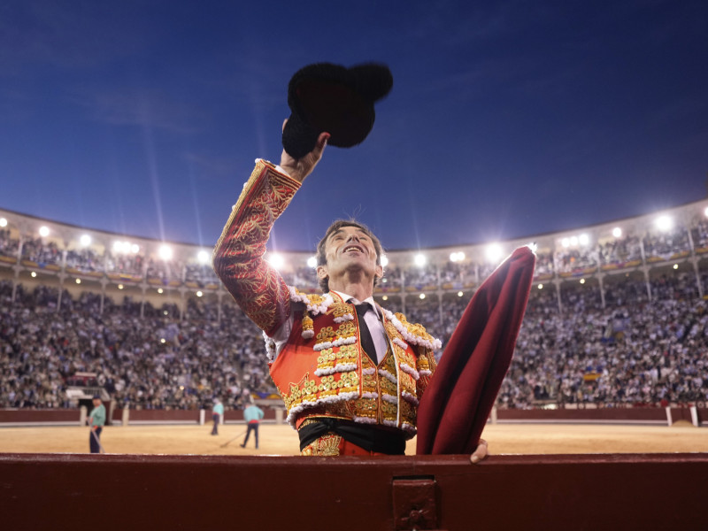 Fernando Robleño, en su tarde de adiós a los ruedos en Las Ventas