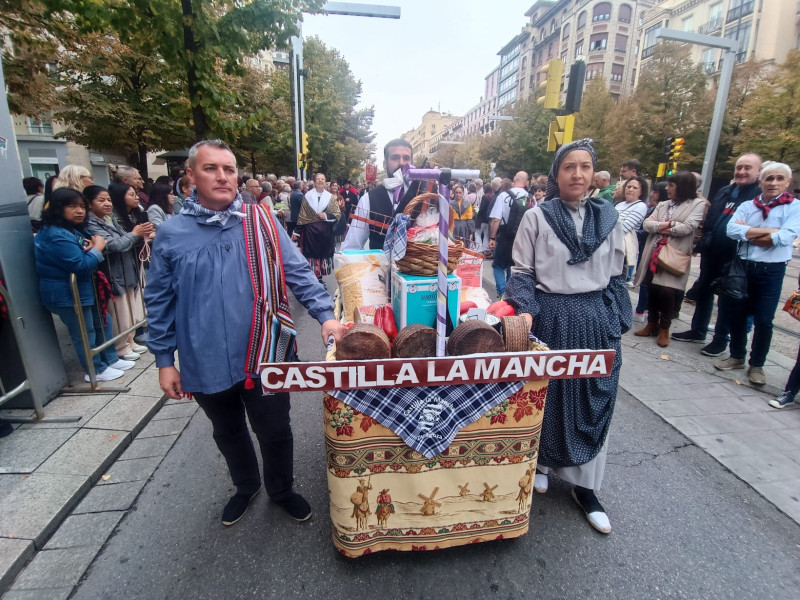 La Casa de Castilla La Mancha, a su paso por la Ofrenda de Frutos