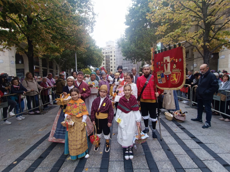 El Grupo Aragonés, encargado de abrir la Ofrenda de Frutos