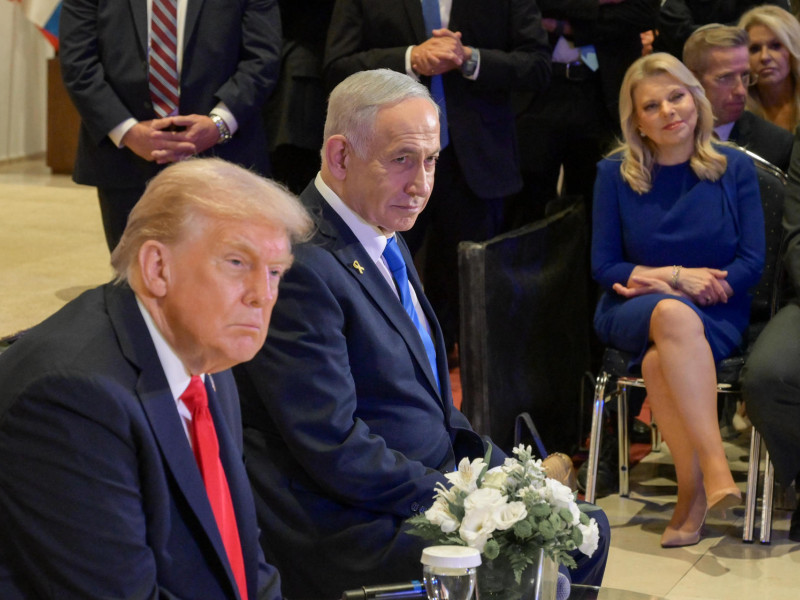 Trump se ha reunido con Netanyahu antes de intervenir en el Parlamenteo israelí