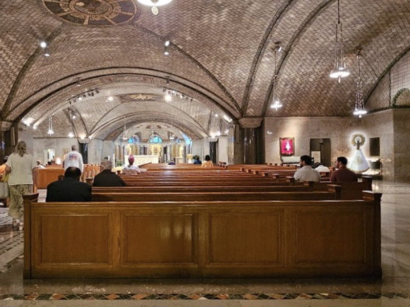 Lugar donde quedará ubicada la réplica de la Virgen del Pilar