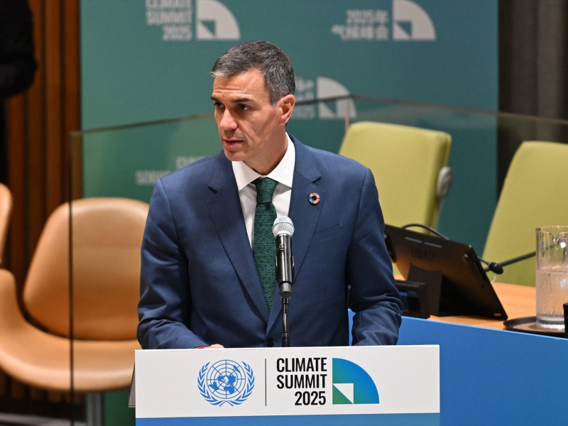 El presidente del Gobierno, Pedro Sánchez
