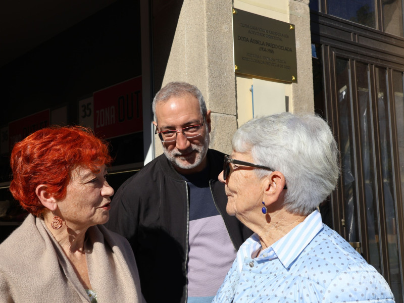 En el homenaje a la doctora Pardo Celada también participaron familiares