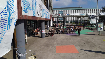 Estudiantes en la EHU