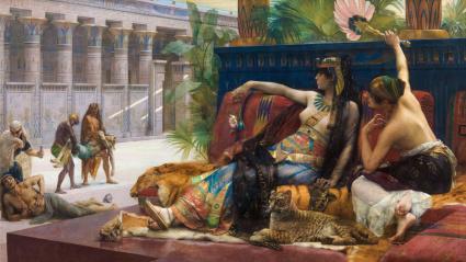 Retrato de Cleopatra por Alexandre Cabanel (1887)