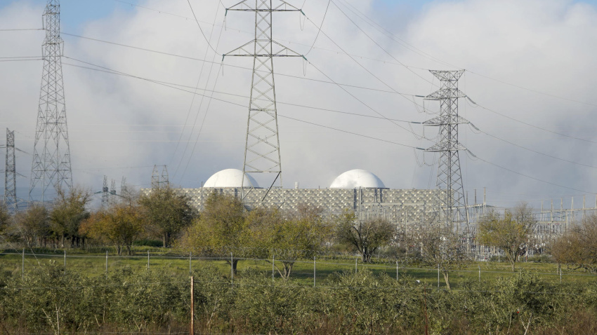 Vista de la central nuclear de Almaraz