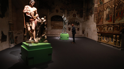 El presidente de la Junta de Castilla y León, Alfonso Fernández Mañueco, y el presidente de la Fundación Las Edades del Hombre, Luis Argüello, presiden el acto de apertura de la XXVIII exposición de Las Edades del Hombre ‘EsperanZa’.