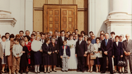 Boda en los años 70