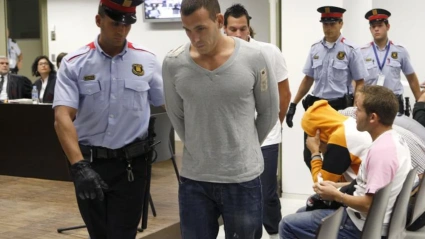 Valentín Moreno, durante un juicio en 2009