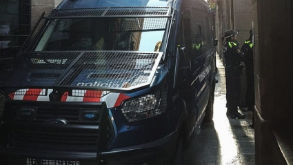 Un furgón de Mossos d'Esquadra