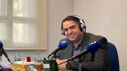 Víctor Pérez, CEO de Adiss Informática en los estudios de COPE Guadalajara
