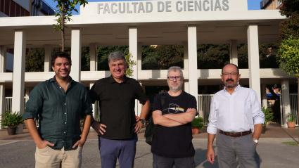 Los profesores de la UMA Marín Beloqui, Casado Cordón, Nájera Albendín y Pérez-Inestrosa