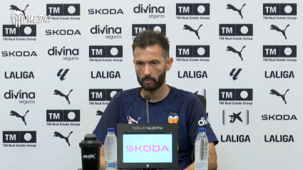 Corberán, en la previa del Alavés-Valencia