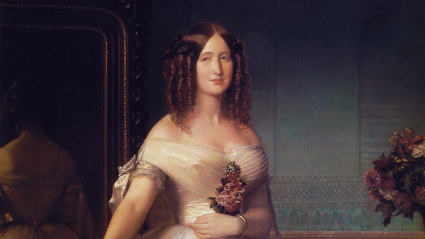 Eugenia de Montijo, Condesa de Teba, retratada por Federico de Madrazo en 1849