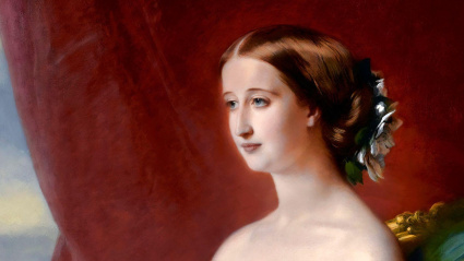 Retrato de la emperatriz Eugenia realizado por Franz Xaver Winterhalter (1854)
