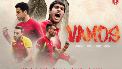 Carlos Alcaraz liderará al equipo español en la Copa Davis