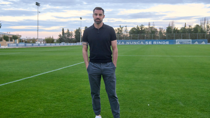 Rubén Sellés, en la Ciudad Deportiva del Real Zaragoza