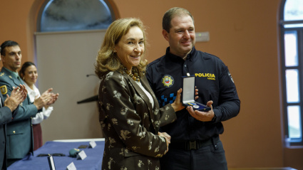 David Aldana, medalla al mérito de la Policía Local