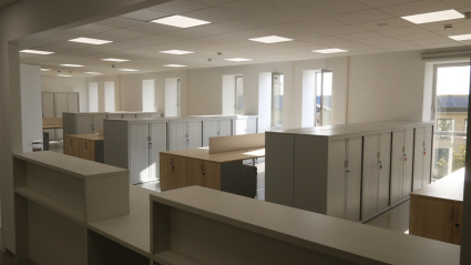 Un dels espais remodelats als jutjats de Lleida.