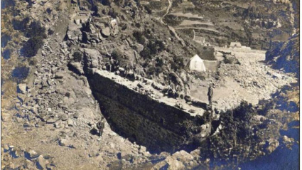 Las infraestructuras fueron principalmente construidas entre 1907 y 1930. Imagen de archivo