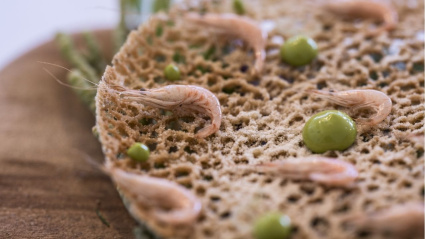 Tortillita de camarones