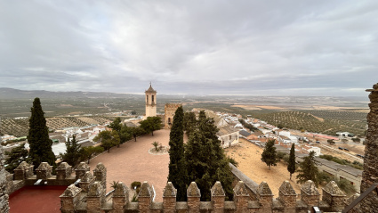 Una de las vistas desde la parte superior del edificio
