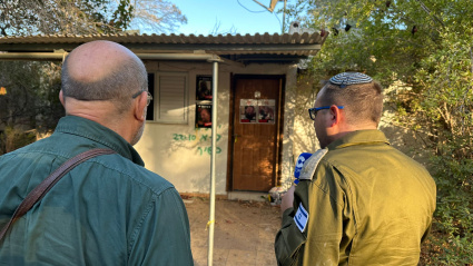 Ángel Expósito y Ronie Kaplan, portavoz del Ejército israelí