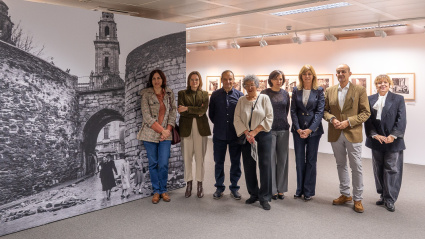La directora gerente de la Cidade da Cultura, Ana Isabel Vázquez, ha inaugurado en Lugo la exposición 'Nicolás Muller en Galicia'