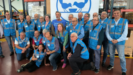 Voluntarios del Banco de Alimentos