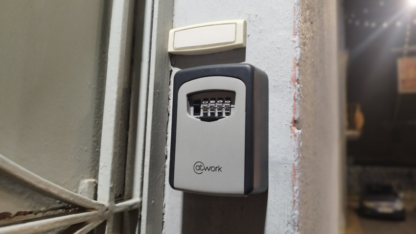 Candado característico de un piso turístico