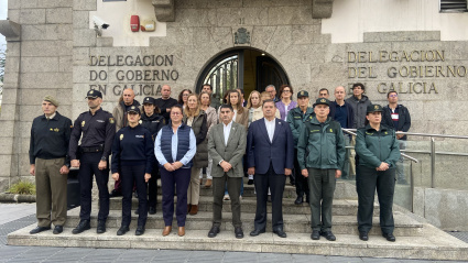 El delegado del Gobierno, Pedro Blanco, ha participado en una concentración contra la violencia machista