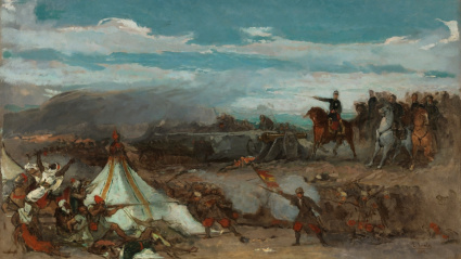 "Episodio de la Batalla de Tetuán, 1860", Eduardo Rosales Gallina (1868)