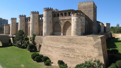 Palacio de La Aljafería, uno de los escenario de Zaragoza que inspiró a Potocki
