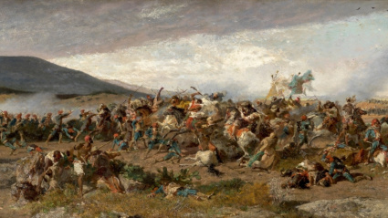 "La Batalla de Wad-Rass (Episodio de la guerra de África)", Mariano Fortuny y Marsal (1860-1861)