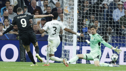 Parada de Courtois en el Real Madrid - Juventus
