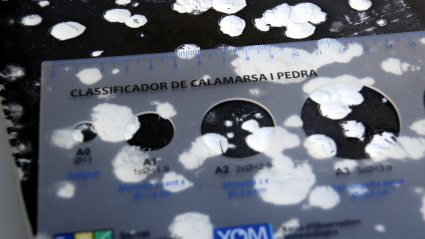 Un granímetre i un classificador de calamarsa i pedra