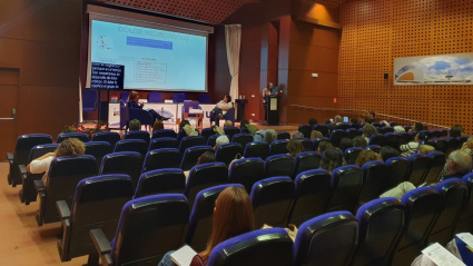 Una imagen de la jornada organizada por DIFAC este jueves en el Hospital San Agustín