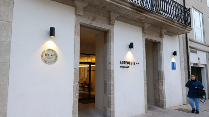 Rueda de prensa en las instalaciones de Sercotel en Lugo