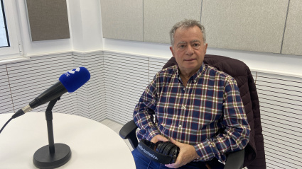 Alfonso Casáis, en los estudios de COPE Coruña