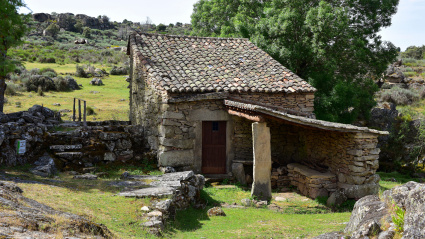 Un molino hidráulico conocido como el Molino de Serafín en Fariza de Sayago, Zamora