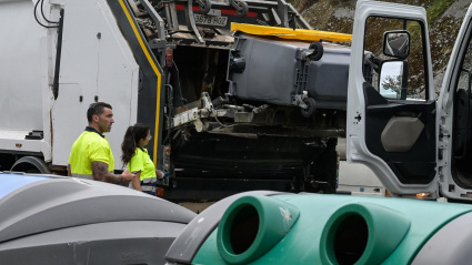 Recogida de basura en A Coruña