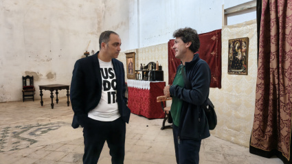 El diputado de Cultura con el equipo de Producción