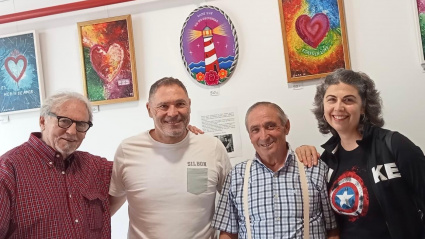 Rafael Naharro, Rafael Navarro, Alfonso Otero y Mercedes Pessini